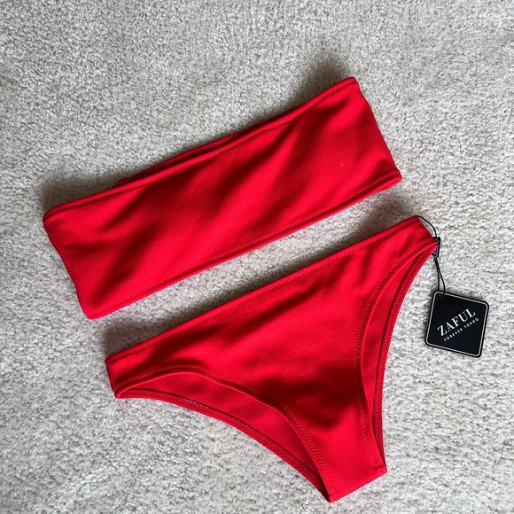 Zaful Bandeau Bikini Set - Picture 4 of 8